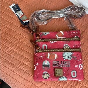 Dooney & Bourke Red Ohio State Buckeyes Crossbody Bag